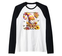 Spring Must Haves For Women And Girls Cute Honey Bee Gnome Camiseta Manga Raglan