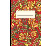Spring Notebook with Hand-Drawn Cover - 120 College Ruled Pages, 6x9 Inches: Sized at 6x9 inches (15.24x22.86 cm), 120 College Ruled pages