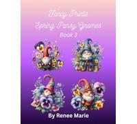 Spring Pansy Gnomes (Book 3) Counted Cross Stitch Patterns - 5 Different Patterns, Easy, Full Sized, Needlepoint (Gnomes by Fancy Prints)