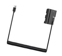 Spring Portátil Tipo C A LPE6 Cable De Alimentación De La Batería Dummys para 90d 80d 70d 60da Marca 6D Marca 7D Cable Alimentación La Cámara USB C