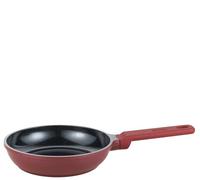 Spring Pure Mini Sartén de 16 cm de diámetro, color rojo oscuro, con revestimiento de aluminio con revestimiento mineral antiadherente, sin PFAS, base de inducción, todo tipo de fuegos, mango aislante