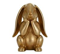 Spring Rabbit Table Centerpiece - Figura decorativa para decoración en casa | Resin Decorative Statue For Tabletops Shelves Mantels Dining Mesas Office Entryway Party Accent 24 x 14 x 12 cm portátil
