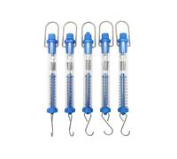 Spring Scale, Set of 5 Transparent Spring Balance Hanging Tube Spring Scale Set ( 1N, 5N, 10N, 20N