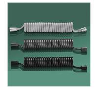 Spring Shower Hose 1.5/2/3/5M - Retractable Telephone Line Water Pipe, flexible AntiTwist Tube with G1/2 Universal Fit for Toilet Bidet Sprayer & Bathroom Faucet (Dark Grey, 1.5 m)