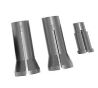 Spring Steel Collet Nuts with 1/4 Inch, 1/8 Inch, 6mm Holders for Makita for for Dewalt Engraving Machine Chuck Nut Set for M14 Electric Router and Milling Cutter(3pcs set)