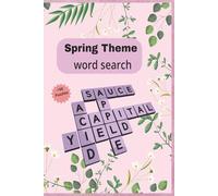 Spring Theme: Word Search Book | Relax, Refresh & Focus Your Mind for teens & adults | 6 x 9 Inches, 111 Pages | 50+ Puzzles | Solutions Included