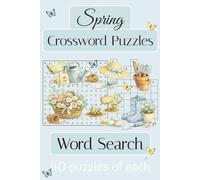 Spring Themed Word Search & Crossword Puzzle Book