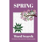 Spring Themed Word Search Puzzle Book: Word Searches with Easy to Read Print about Spring,Seasons,Animals and More | 6x9 inches, 110 pages | 50+ puzzles … Gift for Vacations, Holidays and Free Times