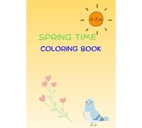 Spring time coloring book
