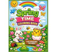 Spring Time: Coloring Book for Children