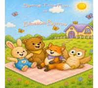 Spring Time Fun in Blossom Burrow: A Honey Brook Hollow Cozy Fuzzy Friends Coloring Book