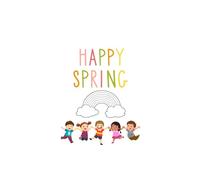 Spring Time Kids Coloring