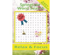 Spring Time Word Search: Word Searches with Easy to Read Print about Spring, Springtime, Flowers, Bugs and More | 6x9 inches, 110 pages | 50+ Puzzles ... Gift for Vacations, Holidays and Free Times