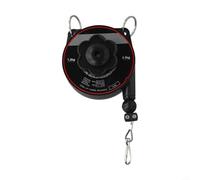 Spring Tool Balancer 0.5-1.2kg Adjustable Tension(0.5-1.2KG) | 200cm telescopic length, thickened wire rope, strong tensile strength, includes safety hook, black plastic body