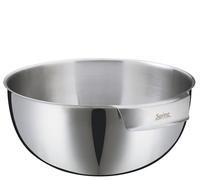 Spring TOOLS - Cuenco con mango de 30 cm de diámetro, acero inoxidable pulido, escalado interior, base plana, cuenco para mezclar para cocinar y hornear, contenido 7,7 L/altura 14,5 cm