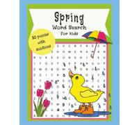 Spring Word Search Book for Kids: Holiday Word Search Puzzle Book for Kids | 8x10, 60 pages | 30 Puzzles | Solutions Included