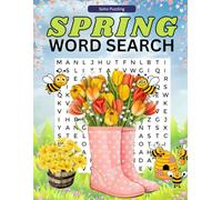 Spring Word Search for Seniors: Large Print | 50 Easy Puzzles | 8.5×11 | One Puzzle Per Page | Answer Key Included