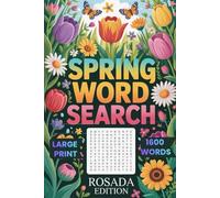 Spring Word Search Large Print: 1600 Words - 84 Puzzles - Big Font Word Find Book for Adults, Seniors, and Teens (Words of Wonder!), with solutions