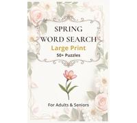 Spring Word Search Large Print: Easy Brain Games, Puzzle Lovers Gifts for Seniors and Adults