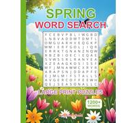 Spring Word Search Large Print For Seniors & Adults: Themed Puzzles, 1200+ Words, 8.5 x 11 in
