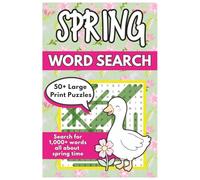 Spring Word Search Puzzle Book: Spring Large Print Word Search | 55 Fun and Relaxing Spring-Themed Puzzles | 6x9 inches, 110 pages | Solutions Included