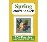 Spring Word Search Puzzle Book: Word Searches with Easy to Read Print about blooming flowers, butterflies, garden walks and more | 6x9 inches, 110 ... Puzzles, Gift for Vacations and Holiday times