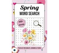 Spring Word Search Puzzle Book: Word Searches with Easy to Read Print about Spring, Blossoms, Butterflies and More | 6x9 inches, 110 pages | 50+ Puzzles ... Gift for Vacations and Holidays