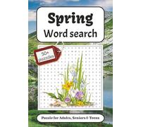 Spring Word Search Puzzle Book: Word searches with Easy to Read Print about Spring, Festival, Flowers, and More |6x9 inches, 110 pages | 50+ Puzzles ... Gardener (Season Series Puzzle Word Search)