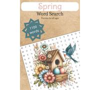Spring Word Search Puzzle Book: Word Searches with Easy to Read Print about Spring, Gardening, New Beginnings, and More | 6x9 Inches, 110 pages | 50+ ... ... Gift for Vacations, Parties and Holidays