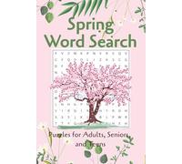 Spring Word Search Puzzle Book: Word Searches with Easy to Read Print about Spring, Outdoors, Nature, and More | 6 x 9 inches, 110 pages | 50+ Puzzles... Gift for Vacations, Holidays, and Free Times