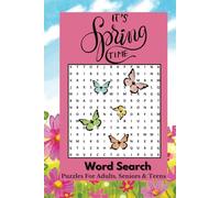 Spring Word Search Puzzle Book: Word Searches with Easy to Read Print about Spring, Sunshine, Flowers and More | 6x9 inches, 113 pages | 50+ Puzzles ... Gift for Vacations, Holidays and Free Time