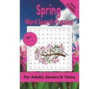Spring Word Search Puzzles: 50+ Puzzles Word Search Easy to Read about Spring and More | 6x9 inches, 110 pages | Gift for Spring & Seasons Lover