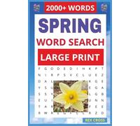 Spring Word Search Puzzles For Adults: Large Print, 2000+ Words