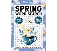 Spring Word Search Puzzles For Adults Large Print: 2400+ Words, Seasonal Themed Word Find Puzzle Book For Seniors & Teens, Fun Easter Activity Book With Solutions