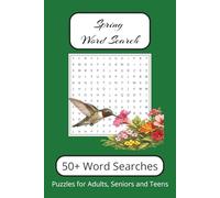 Spring Word Search Puzzles: Word Searches with Easy to Read Print about Spring, Nature, Gardens and More | 6x9 inches, 110 pages | 50+ Puzzles...Gift for Holidays, Vacations and Free Time!