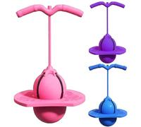 Springball - Pogo Jumper | Divertido juguete de salto con bomba | ejercicio de equilibrio para niñas y adultos | juego de fitness para interiores y exteriores, coordinación y desarrollo de fuerza