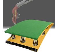 Springboard de gimnasia, tabla curvada profesional resistente con resorte de acero y almohadilla de salto para niños, equipo de bóveda ideal para clubes deportivos y entrenamiento de artes marciales