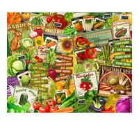 Springbok Eat Your Veggies 1000 piezas de rompecabezas Puzzle para adultos - Hacer un collage inspirado en el jardn por artista - piezas de corte n