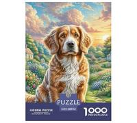 Springer Spaniel inglés Puzle De 1000 Piezas para Adultos Y Niños Mayores De 12 Años Rompecabeza Exclusivo Entretenimiento Creativo Pintura Juego Familiar 52x38cm/1000pcs