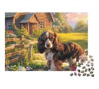 Springer Spaniel Puzle 1000 Piezas - Reto para Mentes Inquietas, Encaje Preciso, Decoración, 38x26cm/1000pcs