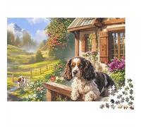 Springer Spaniel Puzle 1000 Piezas - Reto para Mentes Inquietas, Encaje Preciso, Decoración, 70x50cm/1000pcs
