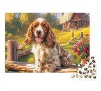 Springer Spaniel Puzle 1000 Piezas - Reto para Mentes Inquietas, Encaje Preciso, Decoración, 70x50cm/1000pcs