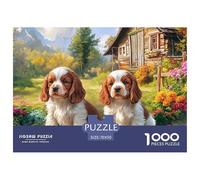 Springer Spaniel Rompecabezas para Adultos Un Desafío Lleno De Color Y Detalle Triunfa Entre Hombres Y Mujeres A Partir De 14 Años 70x50cm/1000pcs