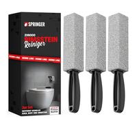 SPRINGER ZX6000 Piedra pómez WC Juego de 3, piedra limpiadora