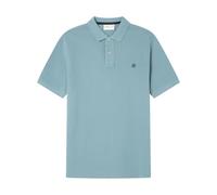 Springfield Basic SS Regular Polo with Tree Embroidery. 100% BCI Cotton, Turquoise, M para Hombre