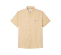 SPRINGFIELD Camisa Reconsider De Manga Corte Recto De Algodón, Dorado, XL para Hombre