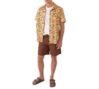 SPRINGFIELD Camisa 375079, Estampado Amarillo, XL para Hombre