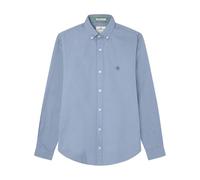 Springfield Camisa Oxford LS Solid Color, Azul Horizonte, XS para Hombre