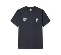 Springfield Camiseta Gráfica Bádminton 24/7 SS. 100% Algodón Bci, Azul, M