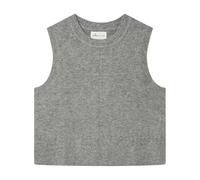 Springfield Chaleco Corto De Elastano con Mini Cable En El Centro, Bronceado, S